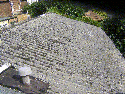 Corrugated asbestos cement roof. Chrysotile (click to enlarge)