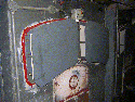 Asbestos rope seals to boilers. Chrysotile. (click to enlarge)